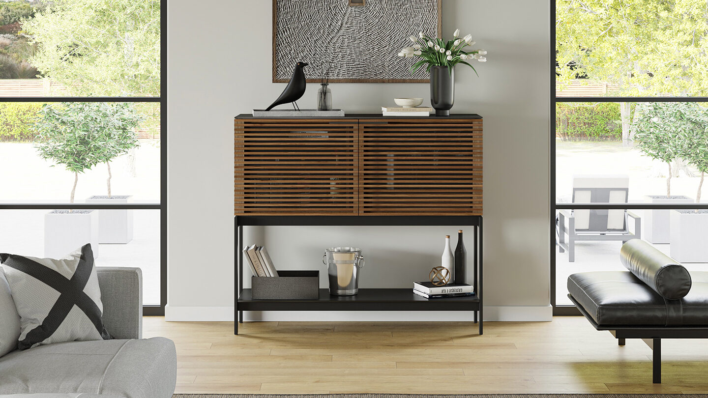 Corridor sv 5621 modern home bar cabinet BDI furniture top bottom storage 1440