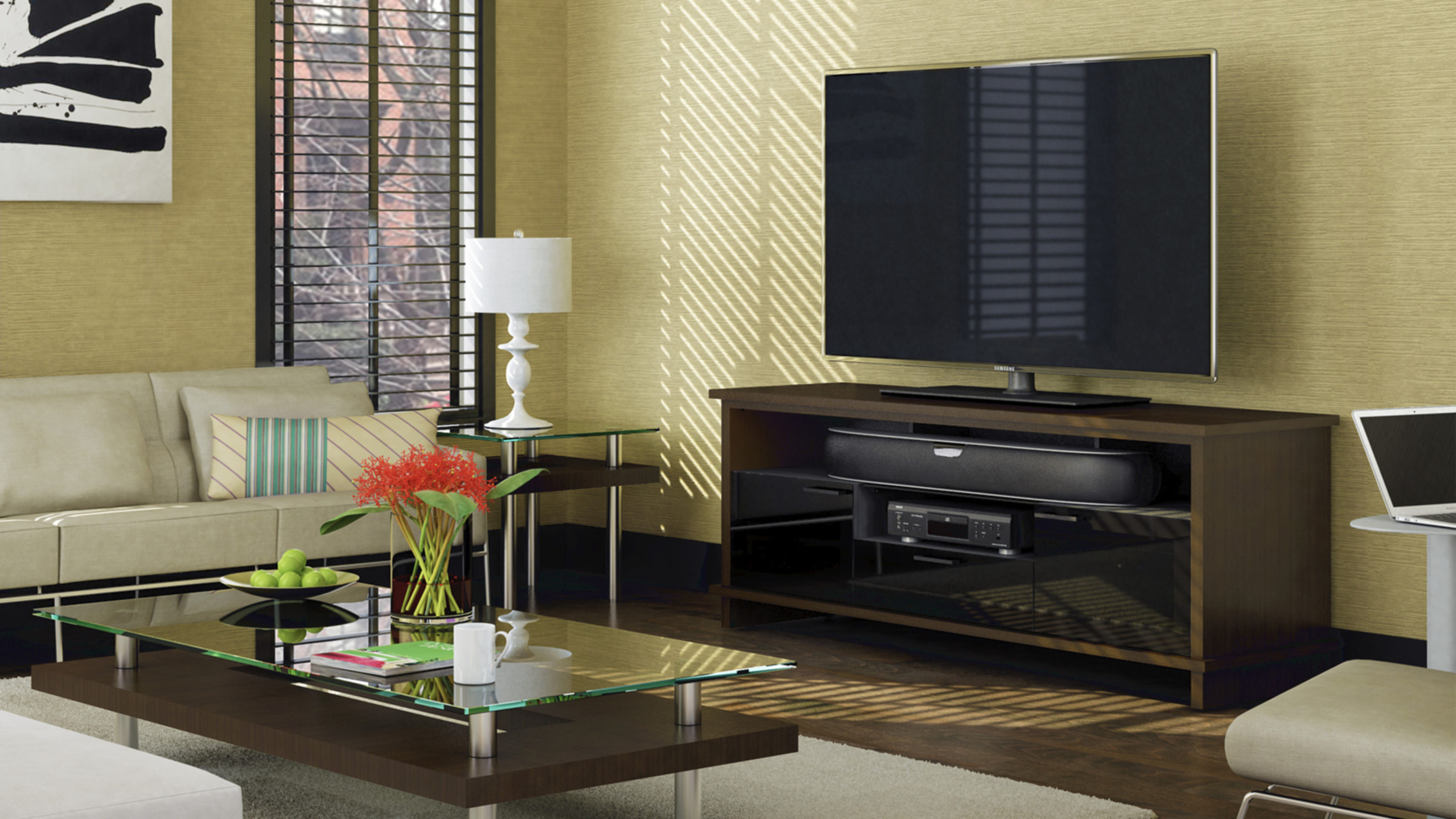 Braden 8828 Tv Stand Media Console Bdi Furniture