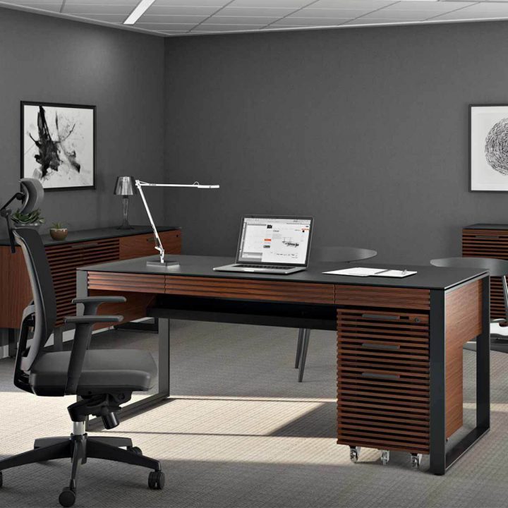 Corridor 6521 Modern Executive Office Desk Bdi Furniture