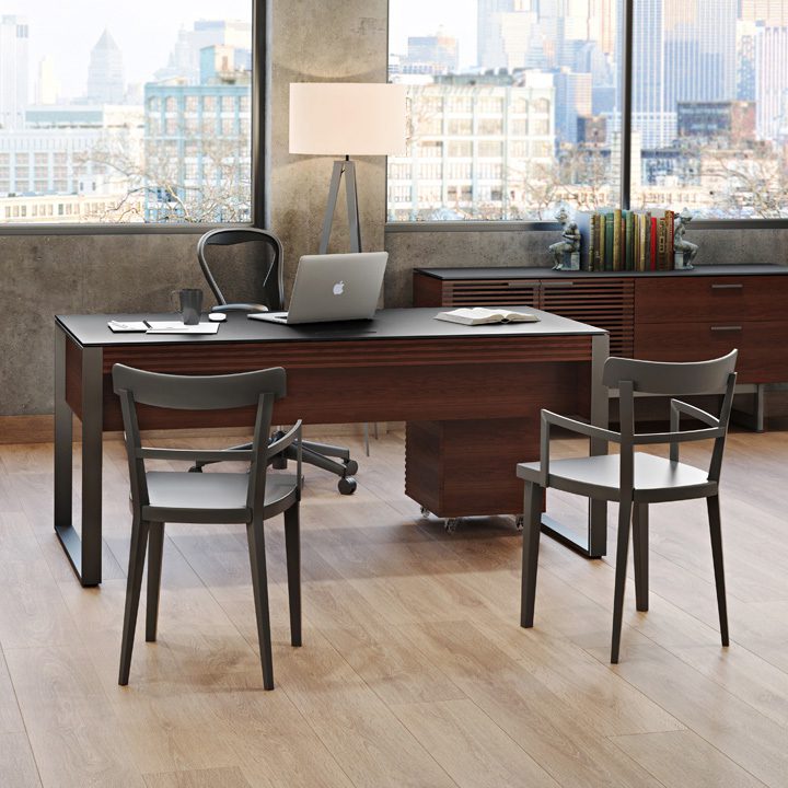 The Corridor Office Collection by BDI in chocolate
