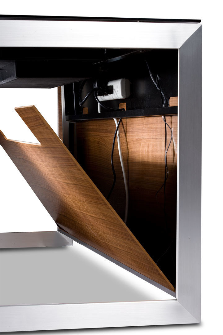 The Sequel Desk by BDI with integrated wire management