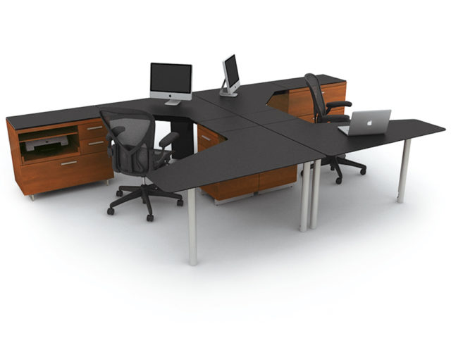 The Sequel Peninsula by BDI for open work spaces