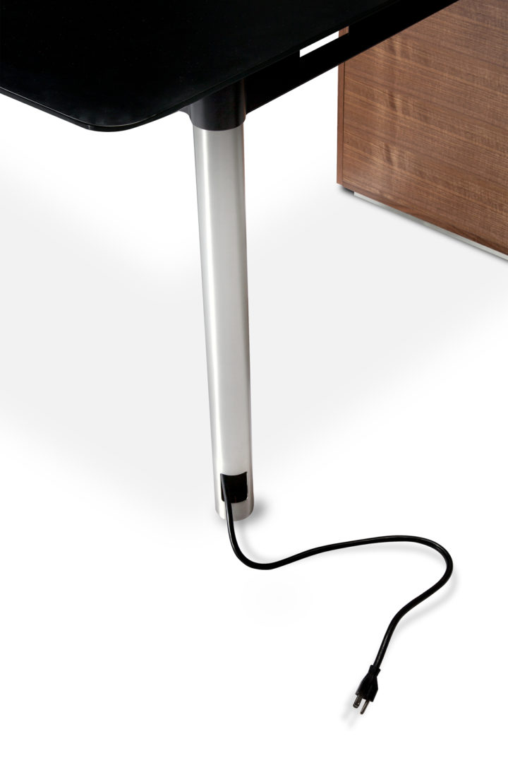 The Sequel Peninsula by BDI with integrated cable management