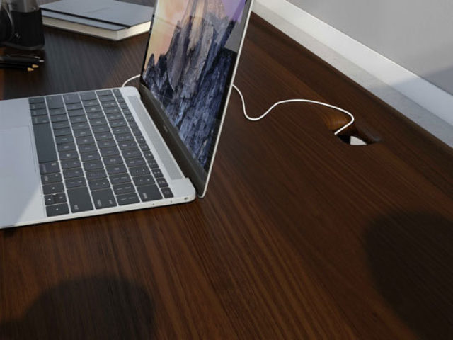 A generous grommet opening and wire management ledge on the Sola height-adjustable sit+stand desk helps to keep wiring neatly organized. Reusable cable ties are even supplied, keeping everything secure so you can focus on your productivity, not your cabling.