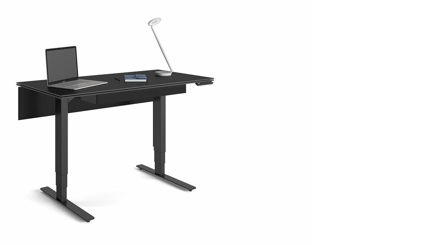 Stance 6650 standing desk 6650 black BDI height adjustable full feature 1440 810