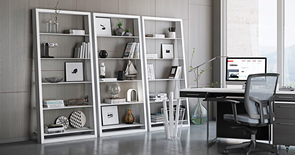 Modern Office Shelves, Shelving Units, and Bookcases BDI Furniture