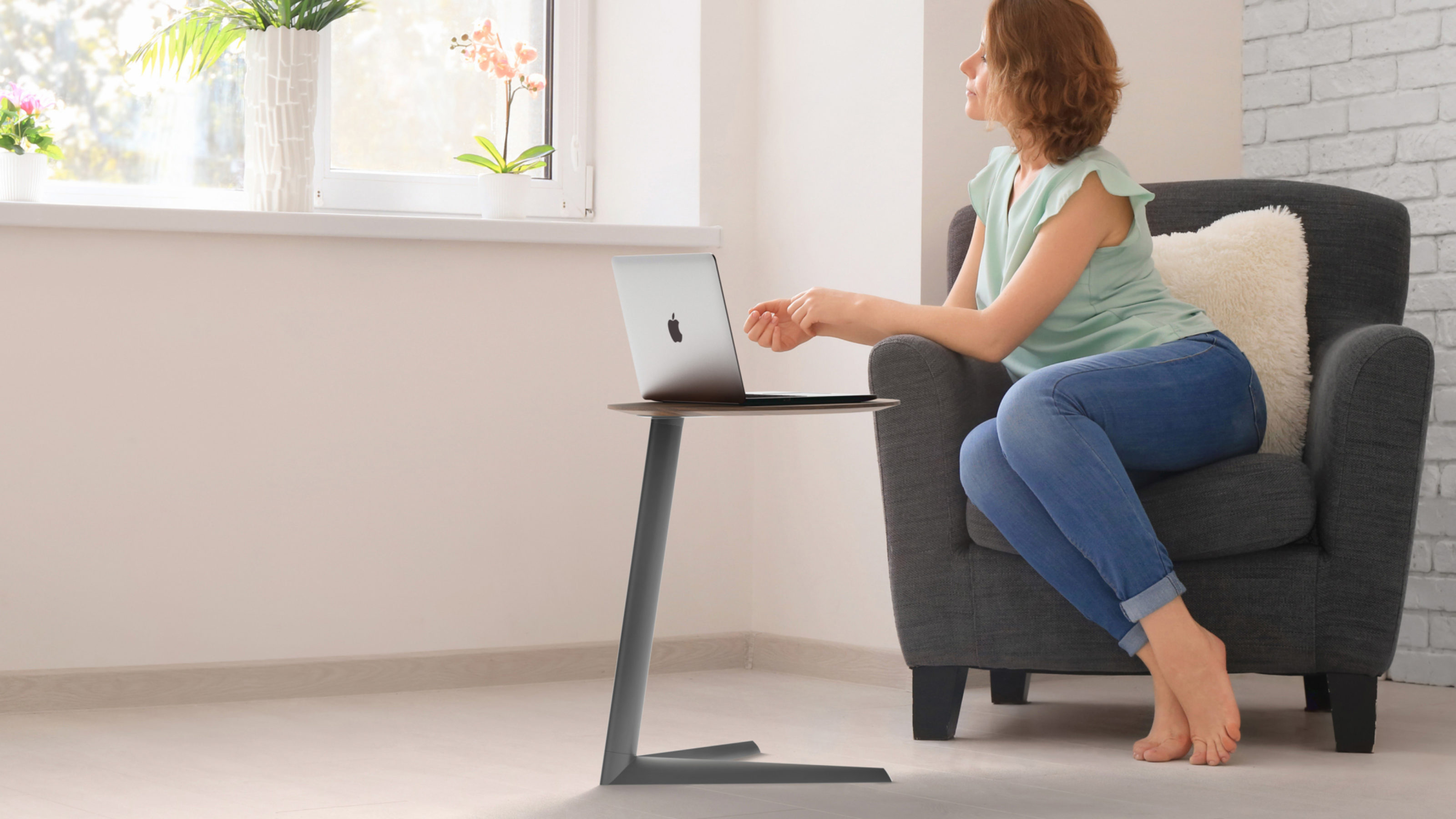 Milo Laptop Stand Side Table And C Table Bdi Furniture