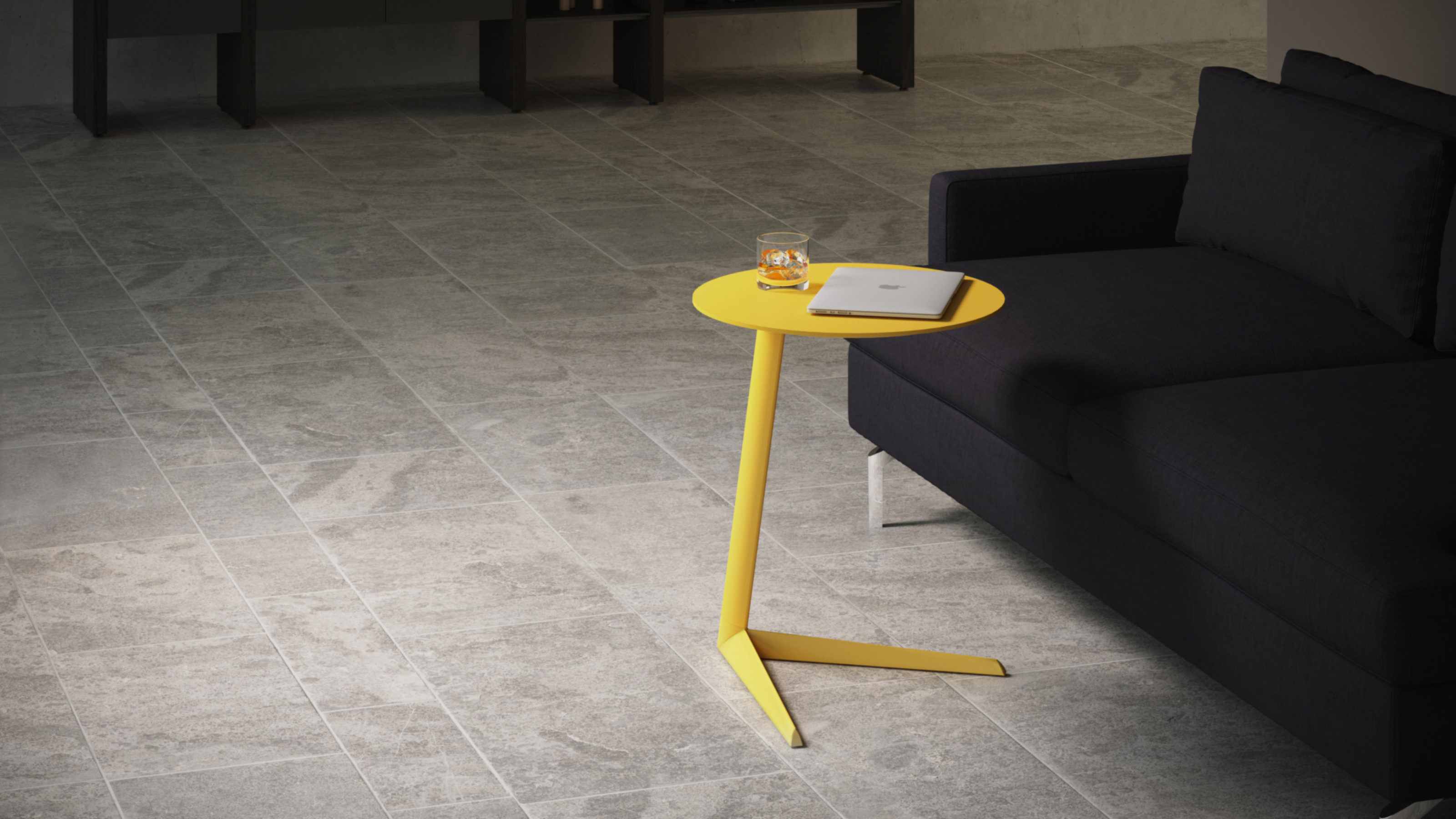 Milo Aluminum Laptop Stand Mobile Side Table Bdi Furniture