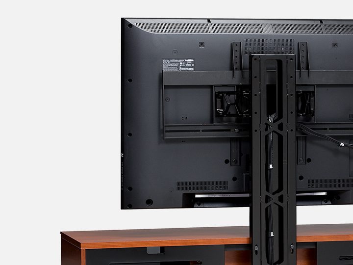 The innovative Arena Tv Mount by BDI in black